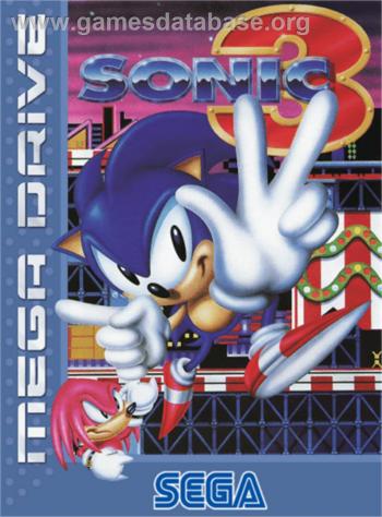 Cover Sonic The Hedgehog 3 for Genesis - Mega Drive
